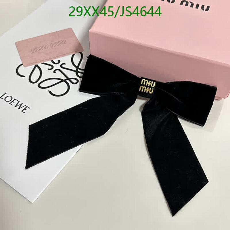 Miu Miu Velvet Bow Headband - Elegant Hair Accessory for Women and Girls