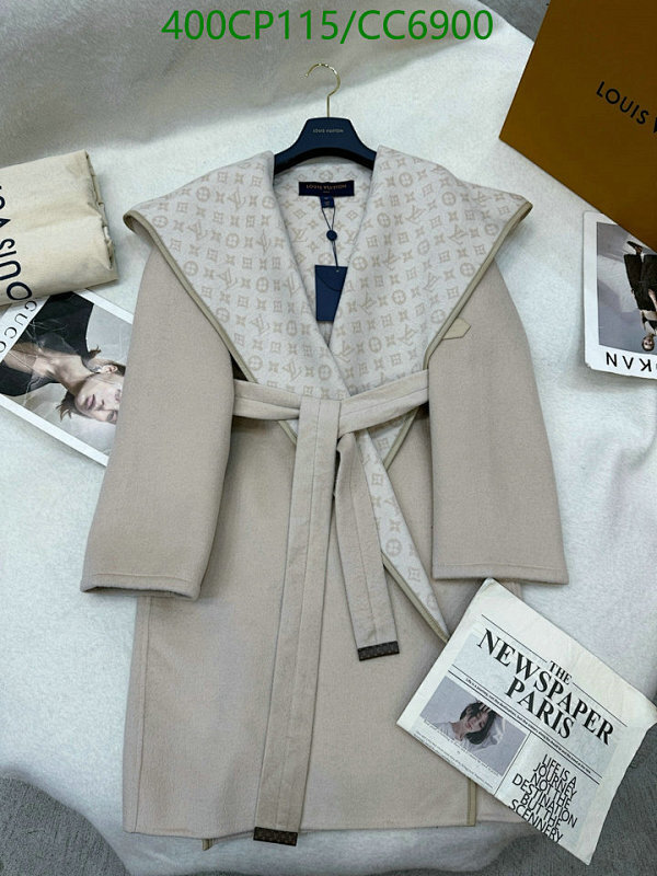 Louis Vuitton Wool & Mulberry Silk Coat - Elegant Design, Comfortable Fit