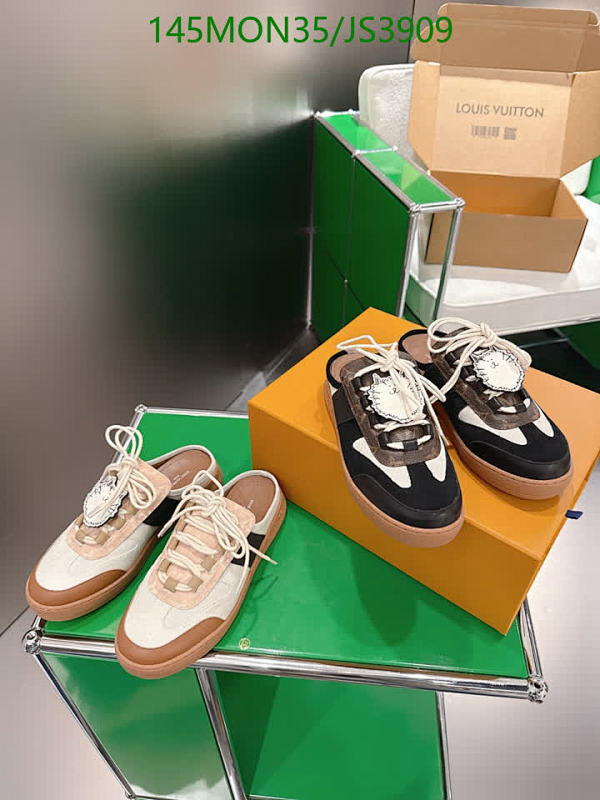 Louis Vuitton Women's Cowhide Leather Mule Sneakers, Size EU35-EU41