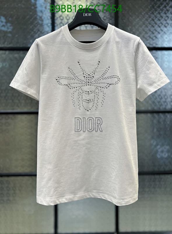 Dior Cotton T-Shirt with Bee Embroidery - Comfortable and Stylish