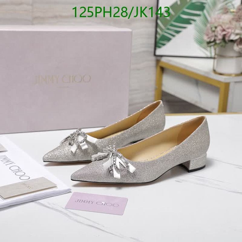 Jimmy Choo Women's Glittered Sheepskin Pumps with Bow - Elegant & Stylish