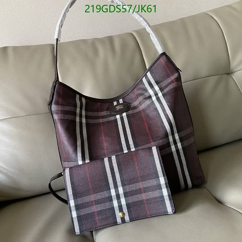 Burberry Check Leather Shoulder Bag with Pouch, 38*35.5*15CM