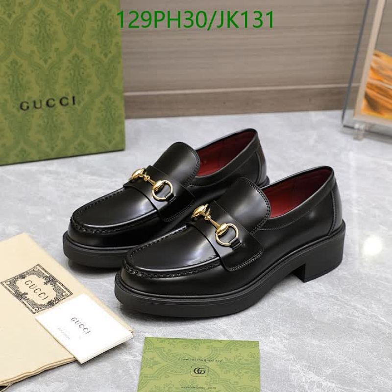 Gucci Women's Black Leather Loafers with Horsebit Detail - Size EU35-42