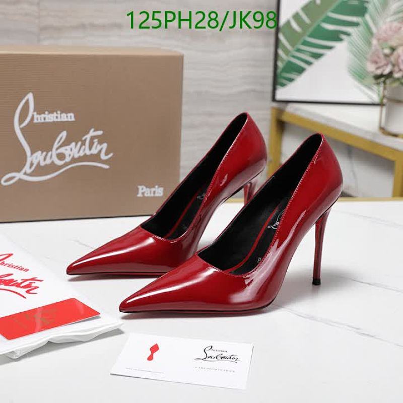 Christian Louboutin Women's Red Leather High Heel Pointed-Toe Pumps Shoes 5 Christian Louboutin Women's Red Leather High Heel Pointed-Toe Pumps Shoes