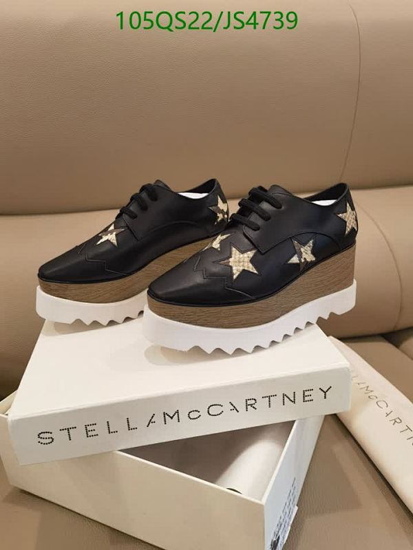 Stella McCartney Women's Elyse Star Platform Oxford Shoes - Black Leather