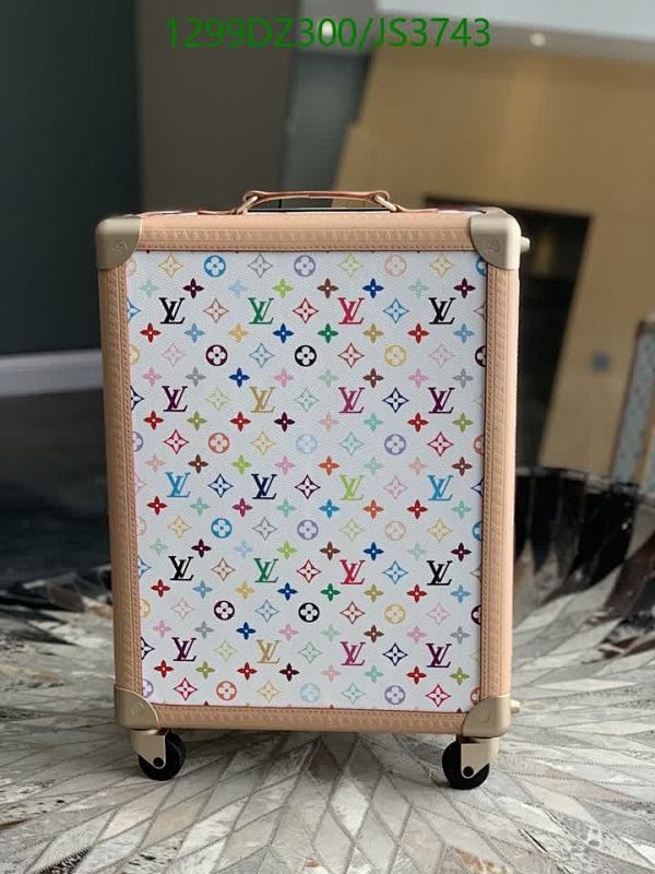 Louis Vuitton Monogram Multicolore Coated Canvas Leather Trimmed Trolley Case 20 Inches