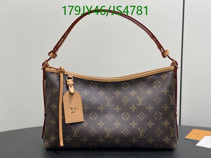 Louis Vuitton Monogram Coated Canvas Baguette Bag, 33.5*20*10CM, Model: 28101