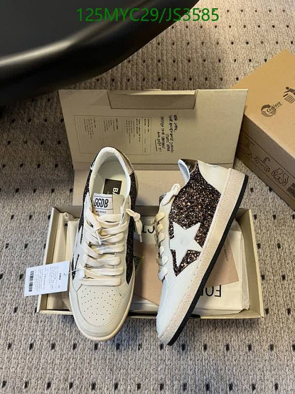 Golden Goose Men's Glitter Star Leather Sneakers - EU35-46, Unisex Style