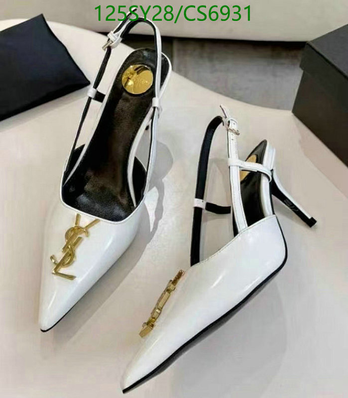 Yves Saint Laurent Women's CS6931 Slingback Pointed Toe Heel - Elegant & Stylish