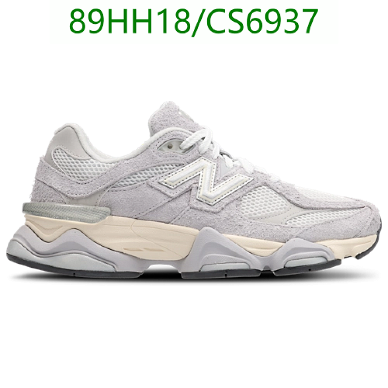 New Balance Women's 9060 Grey Running Shoes - Genuine Leather & Mesh, Unisex Style