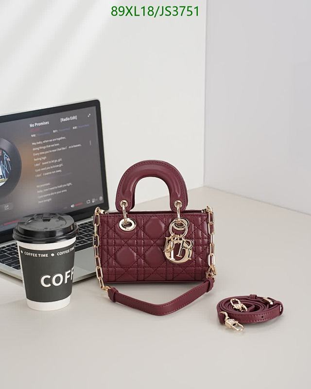 Dior Lady Dior Micro Bag Burgundy Cannage Lambskin with Charms, 16 cm