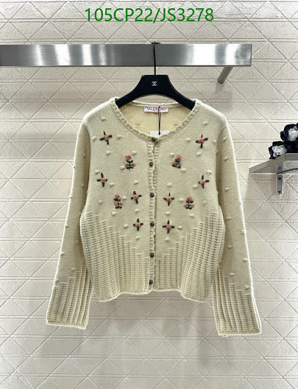 Valentino Floral Embroidered Wool Cardigan - Elegant Knitwear for Women
