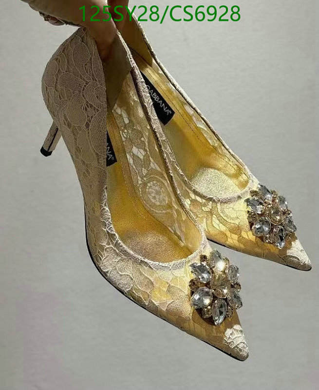 Dolce & Gabbana Women's Lace Pointed-Toe Heels with Crystal Embellishments