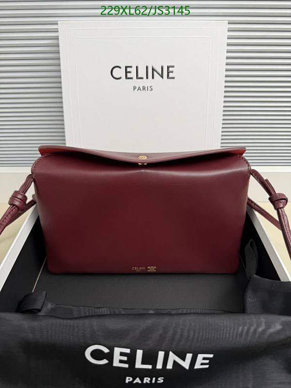 Celine Bag, Genuine Leather, 22cm - Stylish Crossbody Bag for Women