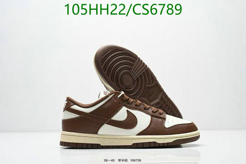 Nike Dunk Low Women's Shoes - Brown and White Leather Sneakers - Size EU36-45