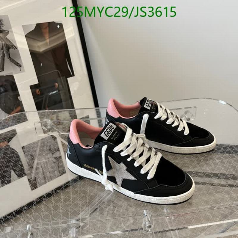 Golden Goose Men's Black Leather Sneakers with Star Detail - Size EU35-46