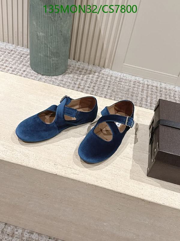 ALAIA Women's CS7800 Blue Velvet Mary Jane Shoes, Sheepskin & Cowhide, EU35-42