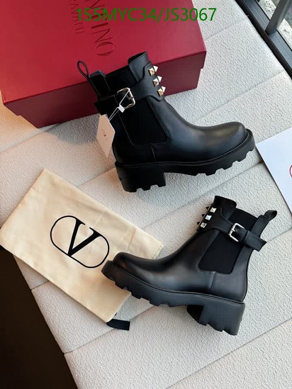 Valentino Women's Black Leather Studded Ankle Boots - Size EU35-EU40