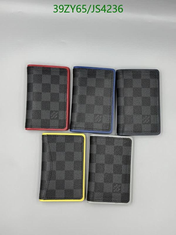Louis Vuitton Wallet Genuine Leather Damier Graphite Multiple Colors Available