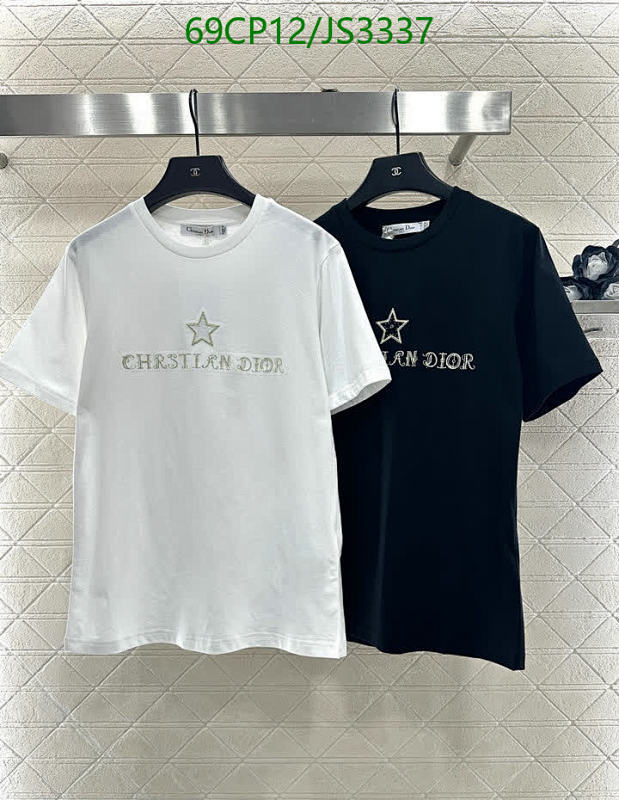 Christian Dior Cotton T-Shirt with Star Logo - Stylish and Comfortable