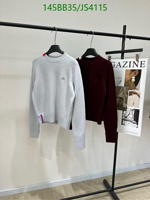 Loewe Cashmere Crewneck Sweater, Luxury Knitwear for Women, Size S-M-L