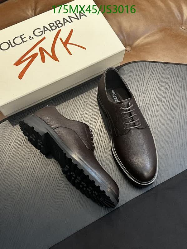 Dolce & Gabbana Men's Brown Leather Lace-Up Dress Shoes - Size EU38-46