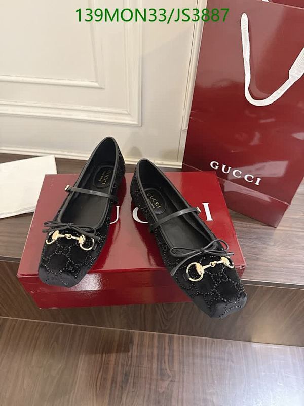 Gucci Women's Black Velvet Ballet Flats with Horsebit Detail - EU35-EU42