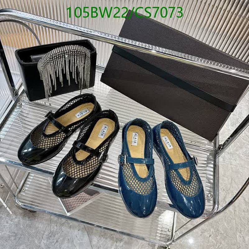 ALAIA Women's CS7073 Patent Leather Mary Jane Flats - EU35-41