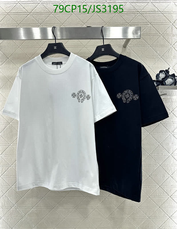 Chrome Hearts T-Shirt Cotton Short Sleeve Casual Tee for Men and Women