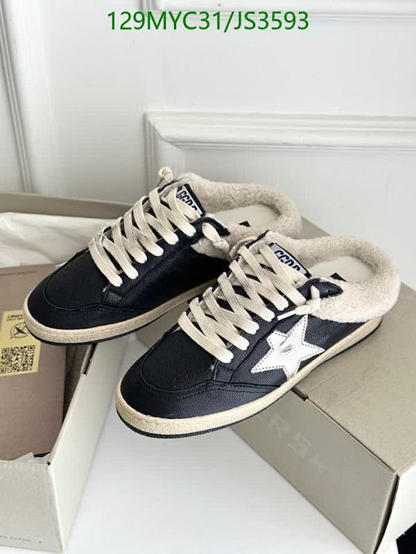 Golden Goose Men's Black Leather Sabot Sneakers with Star Accent - Size EU35-45