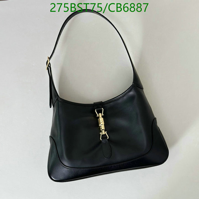 Gucci Jackie 1961 Black Leather Shoulder Bag, 31.5-21-5CM, Model 863136