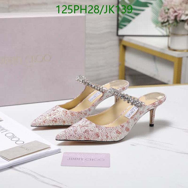 Jimmy Choo Women's Floral Print Pointed Toe Slingback Heels with Rhinestones