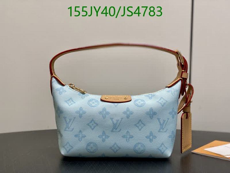 Louis Vuitton Blue Monogram Canvas Loop Bag, 18.5cm - Stylish & Compact