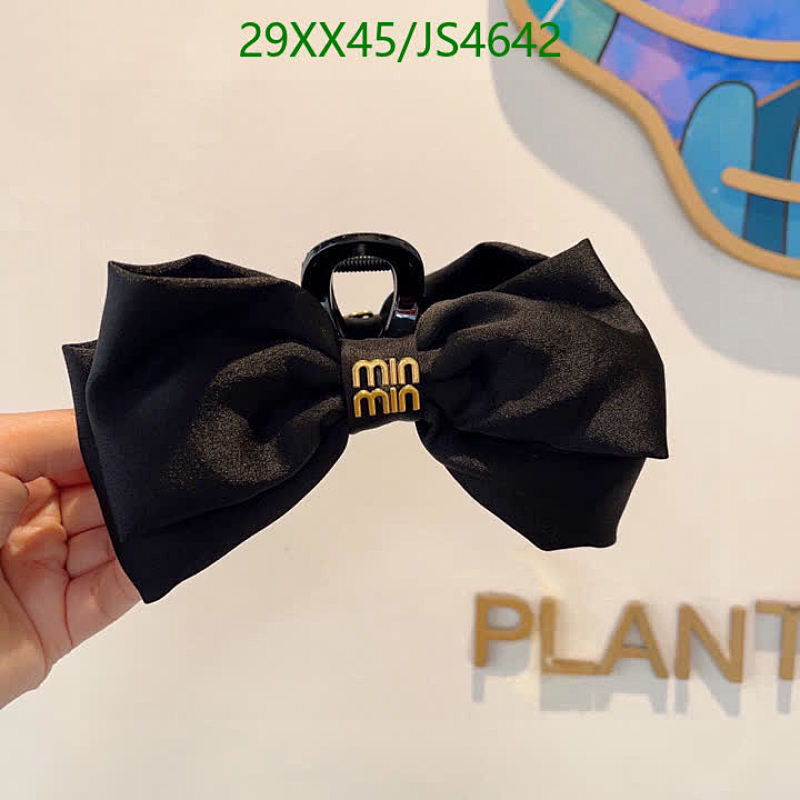 Miu Miu Women's Bow Hair Claw Clip - Elegant Hair Accessory