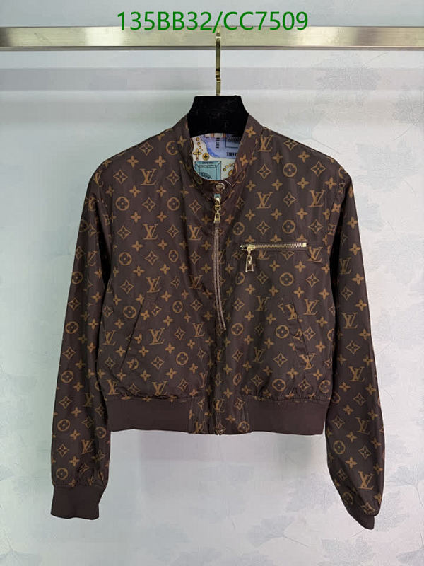 Louis Vuitton Monogram Brown Polyester Jacket, Stylish and Comfortable S-L