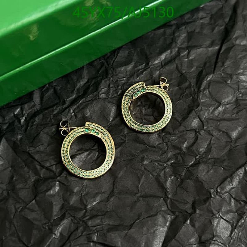 Elegant BV-Jewelry Green Crystal Hoop Earrings for Women, Ref: Air Jordan5130