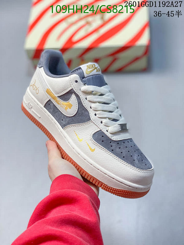 Nike Air Force 1 '07 Men's Shoes White/Grey Casual Sneakers CS8215