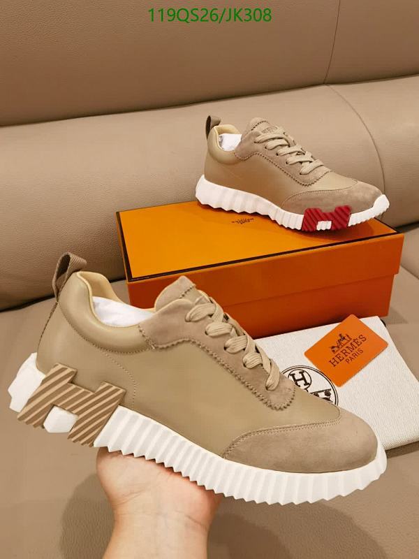 Hermès Women's JK308 Sneakers - Cowhide & Sheepskin, EU35-45 - Beige