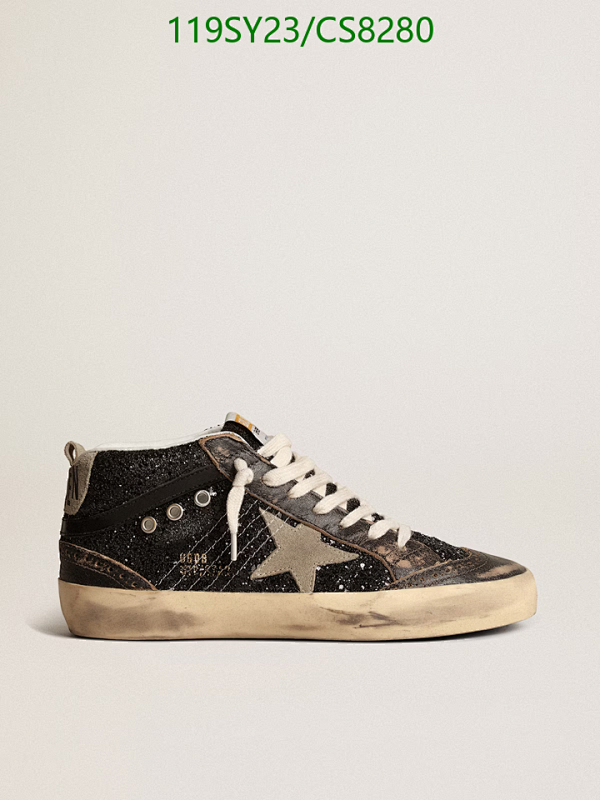 Golden Goose Women's Mid Star Glitter Sneakers - Black, EU35-44