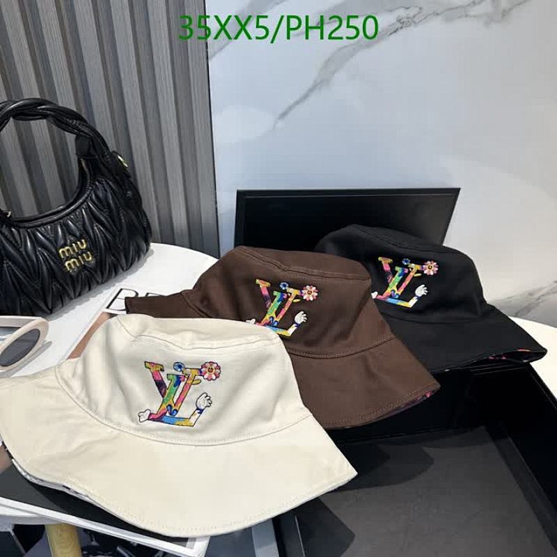 Louis Vuitton Floral Embroidered Bucket Hat, Stylish and Trendy Design