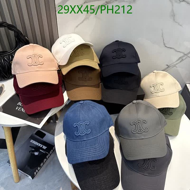 Celine PH212 Baseball Cap: Stylish Hat for Men & Women, Multiple Colors