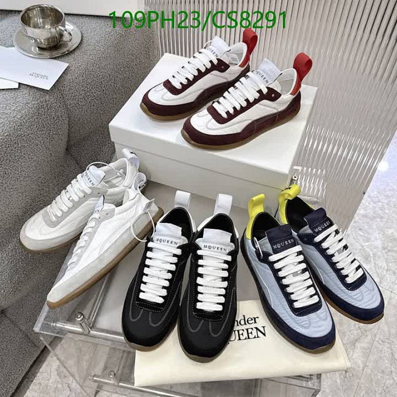 Alexander McQueen Women's Low-Top Sneakers Cowhide & Sheepskin EU35-45 -Stylish