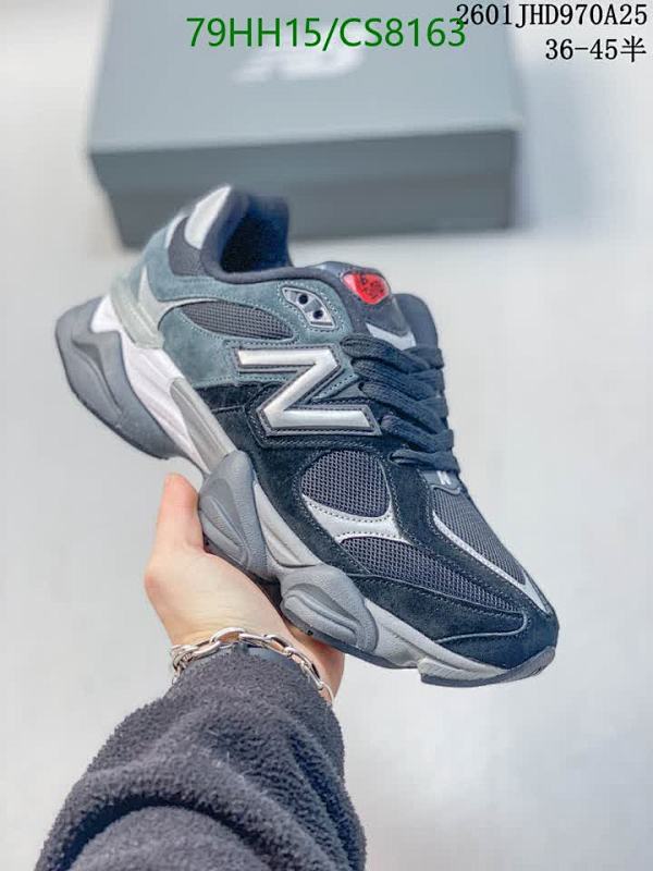 New Balance 9060 Grey and Black Unisex Sneakers - EU36-45