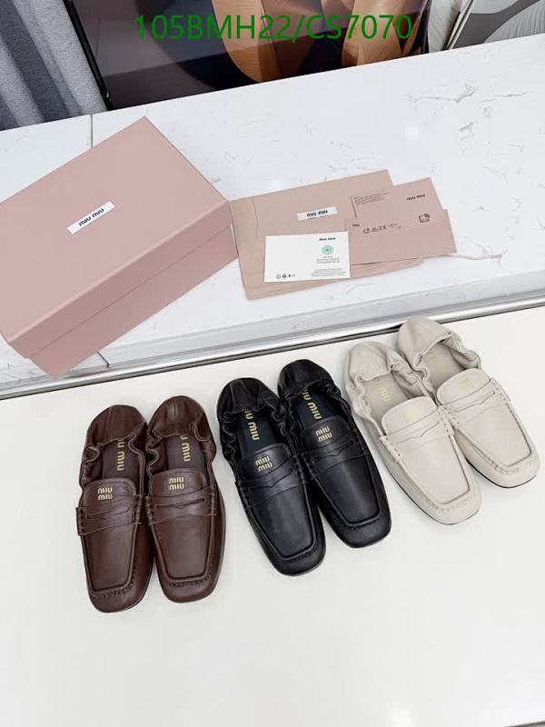 Miu Miu Women's Sheepskin and Wool Loafers - EU Sizes 35-41