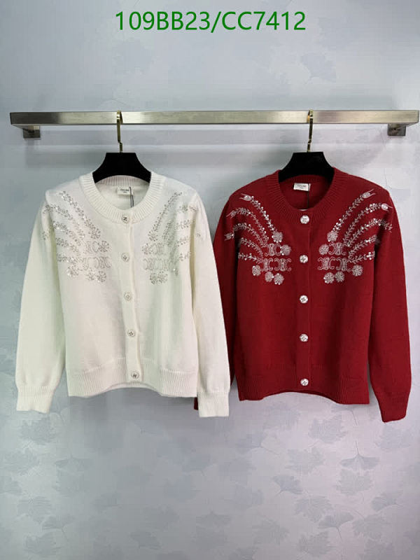 Celine Women's Wool Cardigan with Embellished Details - Sizes S to L