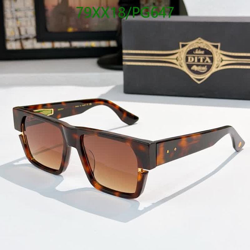 Dita PG647 Brown Tortoise Sunglasses, 54-18-145, Stylish Eye Protection