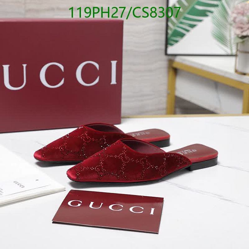 Gucci Women's Velvet Mules with Sheepskin Lining - EU Sizes 35-42