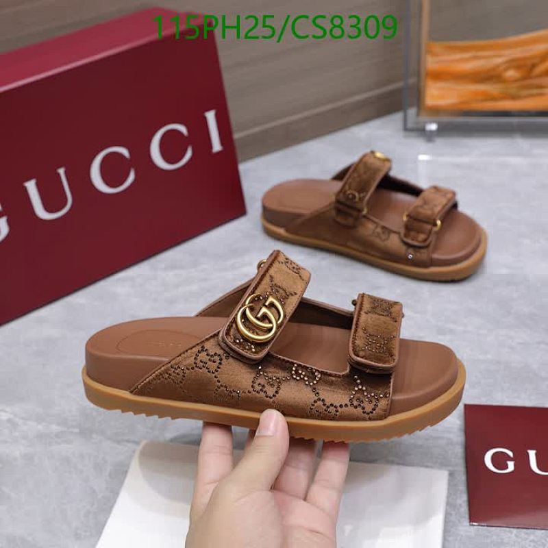 Gucci Women's Velvet Sandals with Sheepskin Lining - Stylish & Comfortable