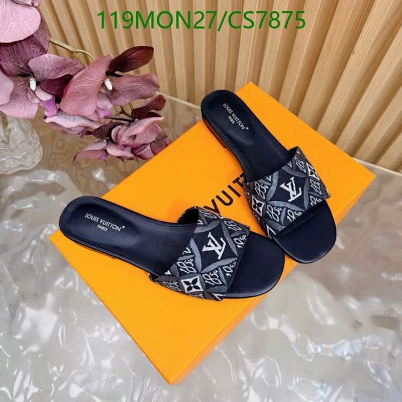 Louis Vuitton Women's Flat Comfort Slide Sandals, Sheepskin Leather, Size EU35-42