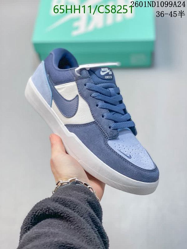 Nike SB Force 58 Skate Shoes - Blue/White, Unisex, EU36-45